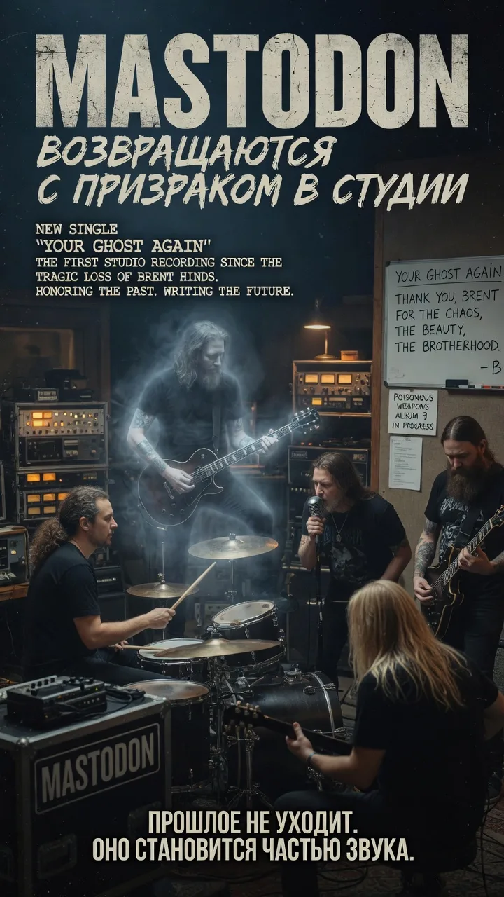 Mastodon возвращаются с призраком в студии

Mastodon выпустили сингл Your Ghost Again. Это первая ст