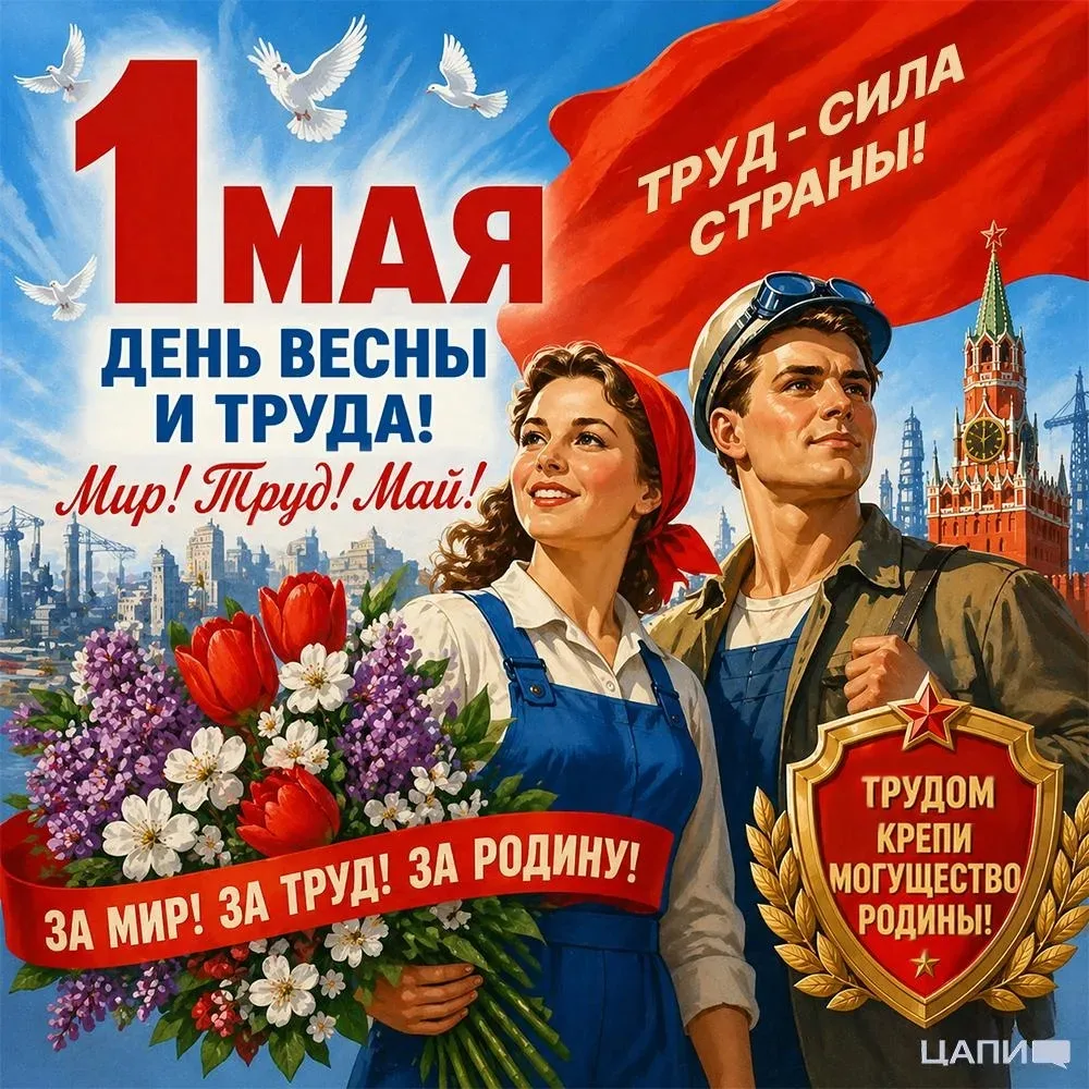 🌷День Весны и Труда — это праздник, с которым мы связываем не только пробуждение природы после зимы