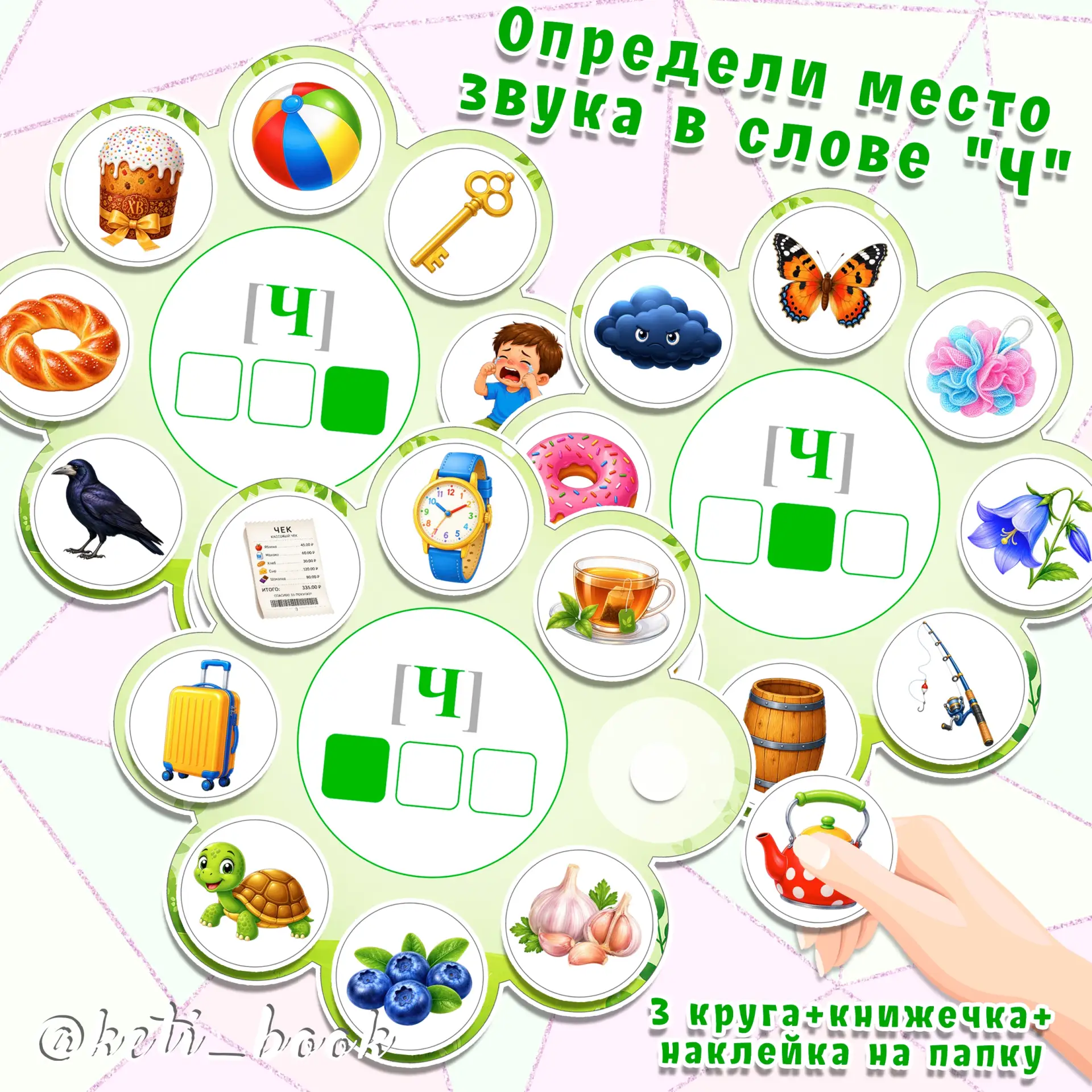 🆕 НОВИНКА В ДОНАТЕ Keti Book!
Представляю новую дидактическую игру на липучках «Определи место звук