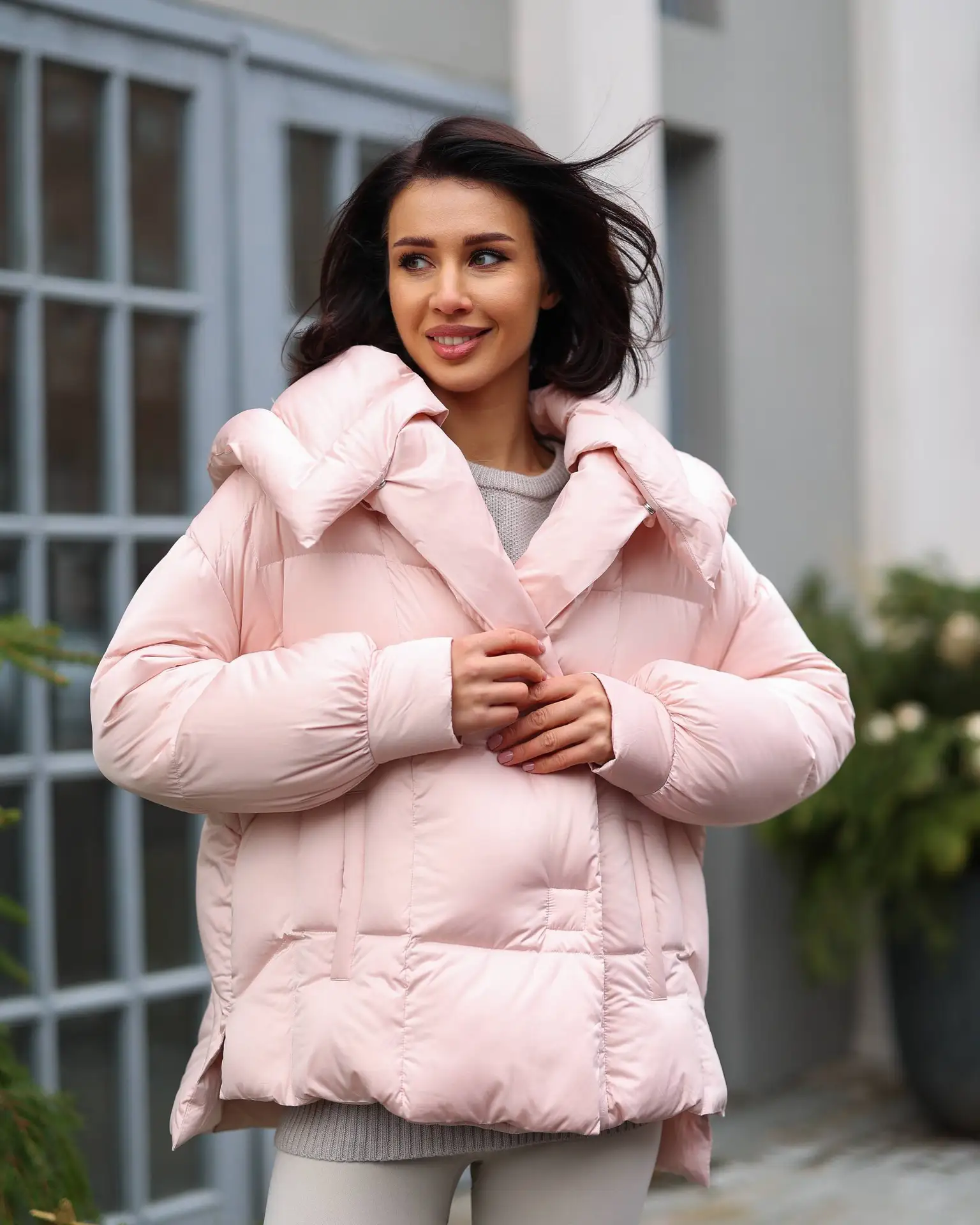 ✅ ВСЕГО 13.900₽ ❌вместо 59 800₽❌
‼️ только до 30.06 

Пуховая куртка Letitia в пудровом цвете:
🔝пре