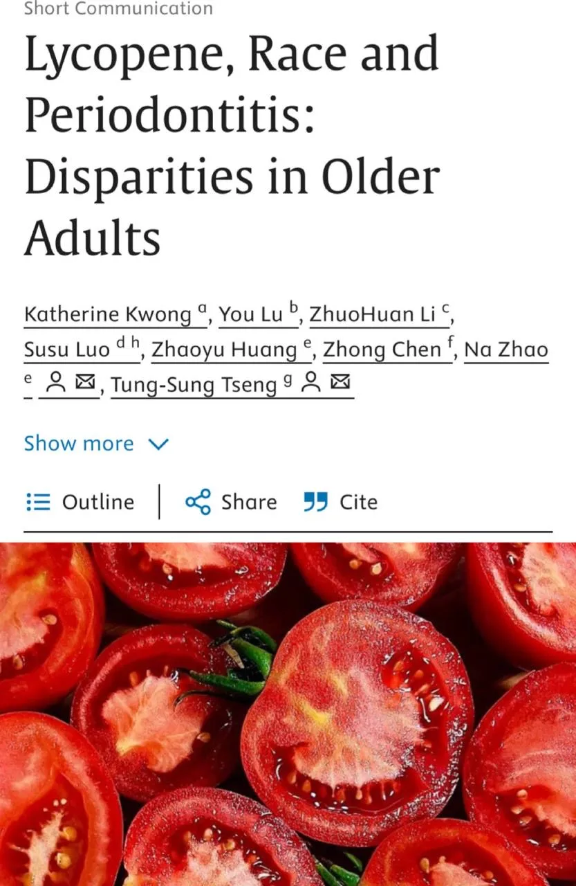 Помидоры оказались полезны для здоровья зубов! 🍅 

Американские учёные заметили закономерность: у т