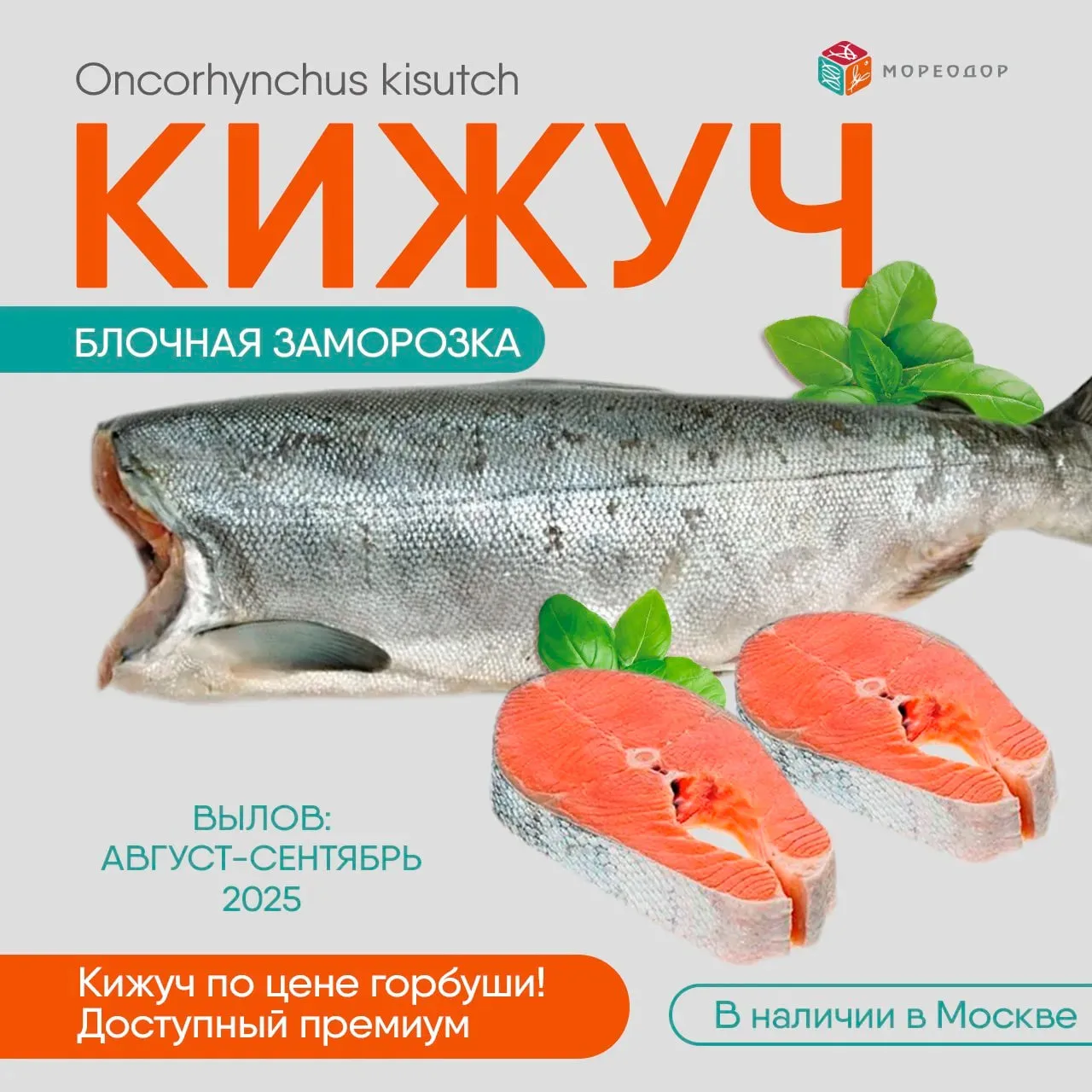 erid: 2VtzqxfU4eU

🚚ТОВАР В НАЛИЧИИ В МОСКВЕ

1️⃣Кижуч ПБГ
📏Размер: S
⚖️Средняя навеска: 1,7 кг
❄️