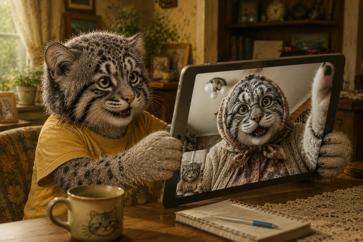 🐱 Какой вы сегодня манул?

Бабушка осваивает видеозвонок. 

Внук видит потолок, ухо и палец на каме