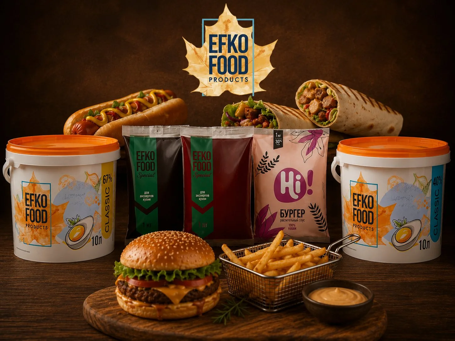🍔🌭 Новое поступление EFKO Food

Пополнили склад продукцией для фастфуда, бургерных, кафе и произво