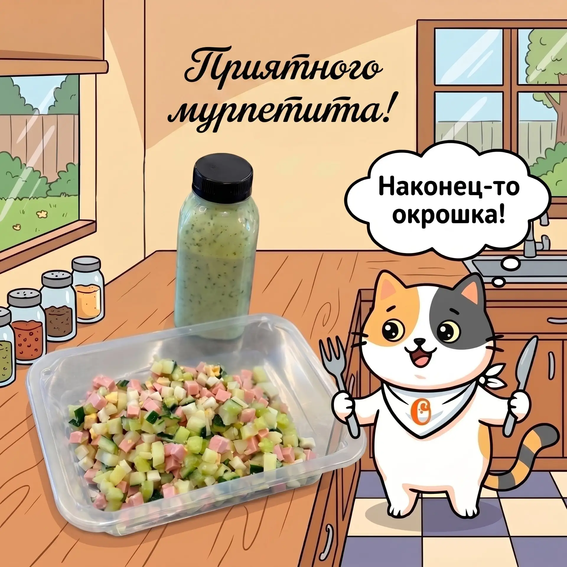 Ура, вы хотели — мы сделали! 🥣 
Спасибо, что делились пожеланиями! 

Классическая окрошка уже в гас
