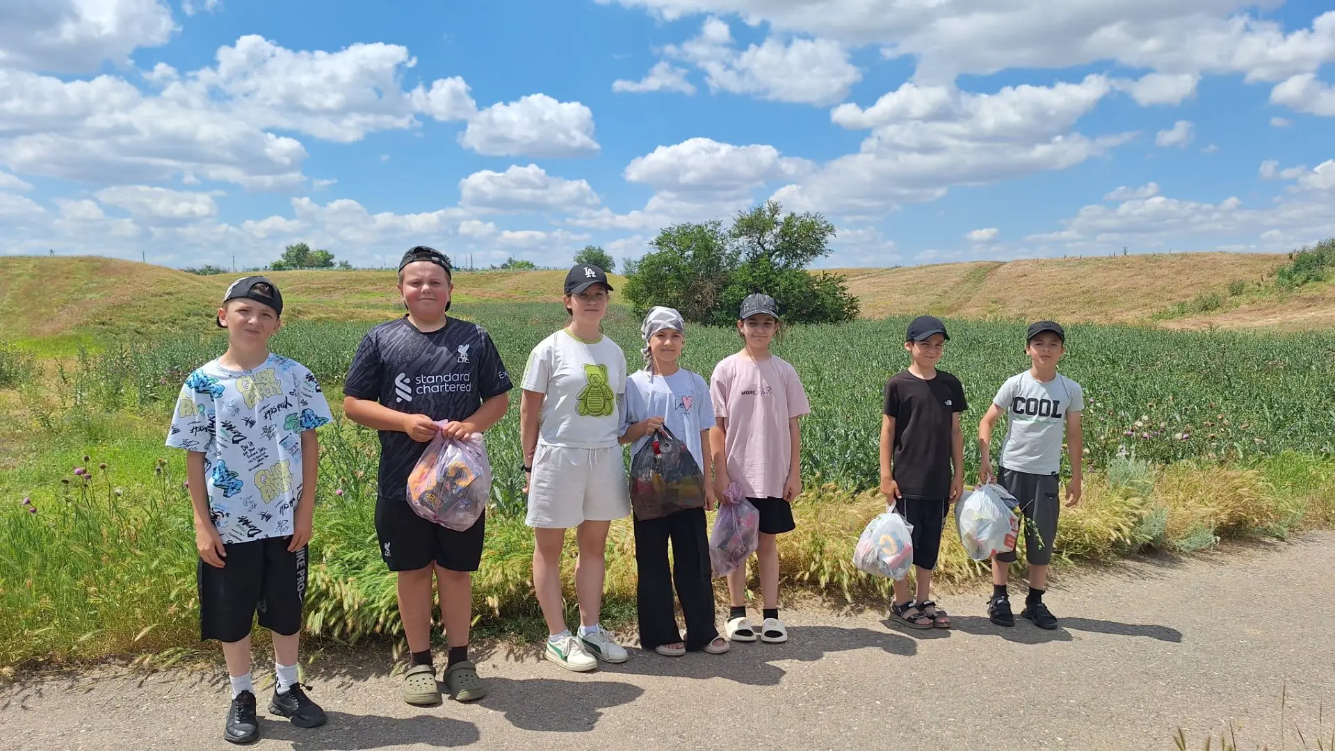 ⚡Орлята России провели экологическую акцию 🌱🌳

🌱Юные орлята,  провели уборку на территории села К