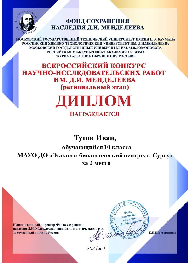 Поздравляем с победой наших учащихся и педагога, подготовившего призёров (дипломы 2 степени),  на ре