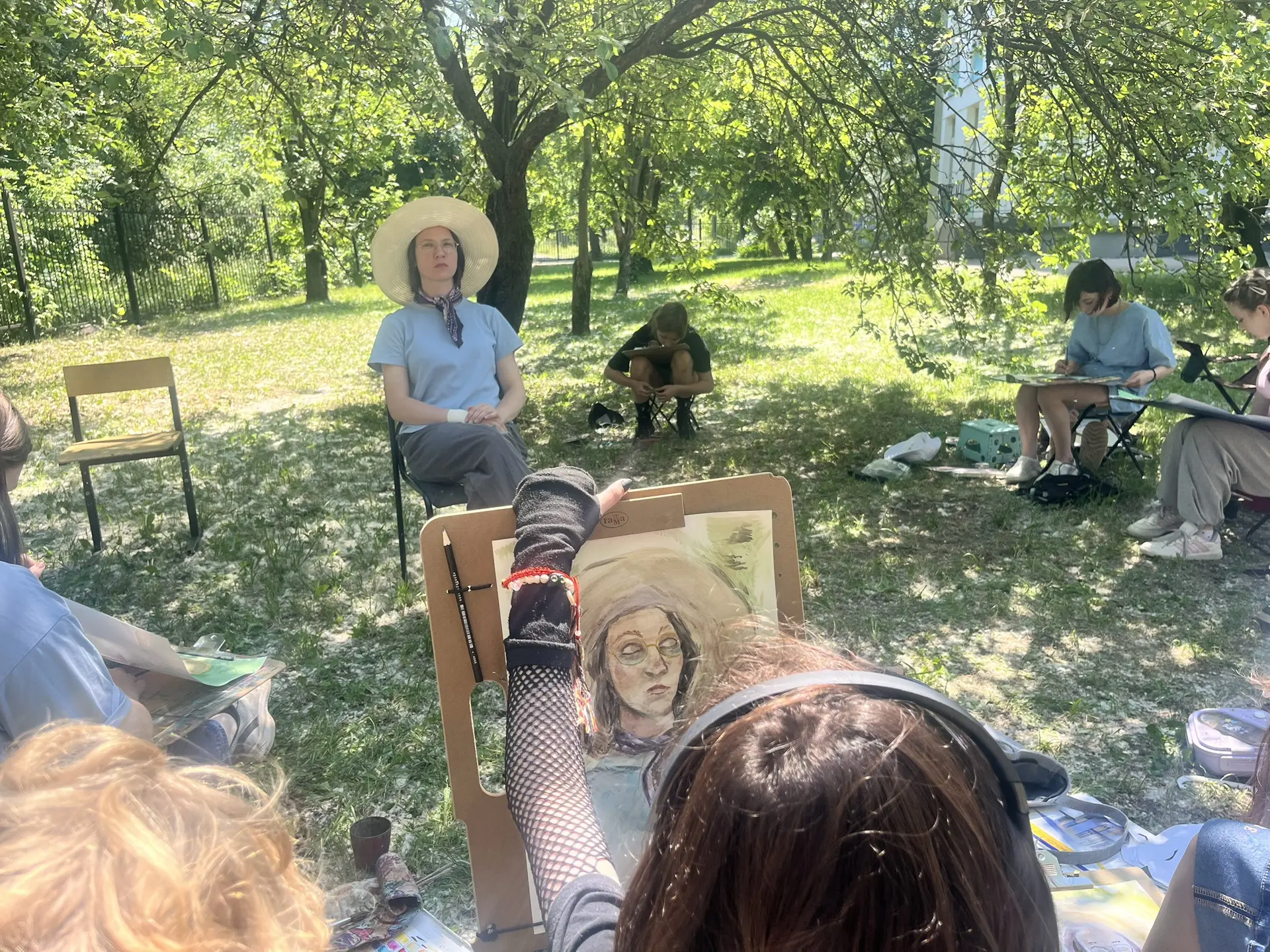 ДНЕВНИК
ПЛЕНЭРА
🎨🎨🎨🎨
8️⃣день
Рисование портрета