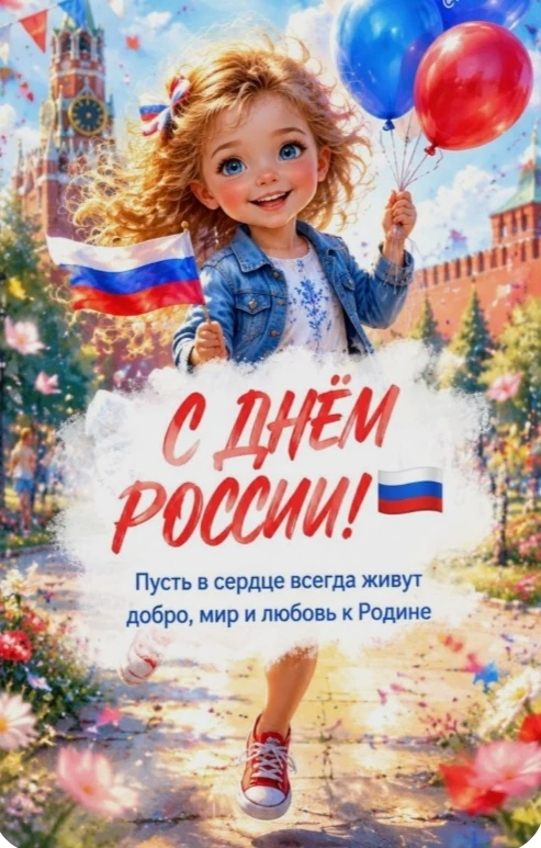 Доброго дня всем! 

Поздравляем  с днем нашей Родины — с Днем России!

С днем могучей страны, в кото