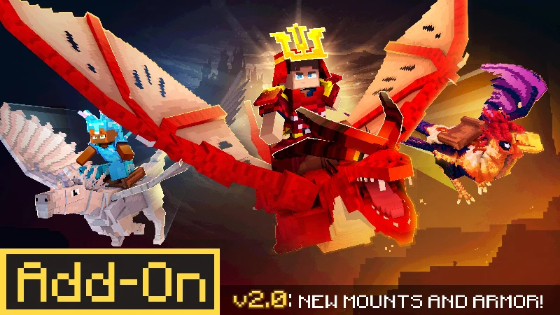 Add-on "Myth and Dragons"

Отправляйтесь в эпическое путешествие с дополнением «Маунты: мифы и драко