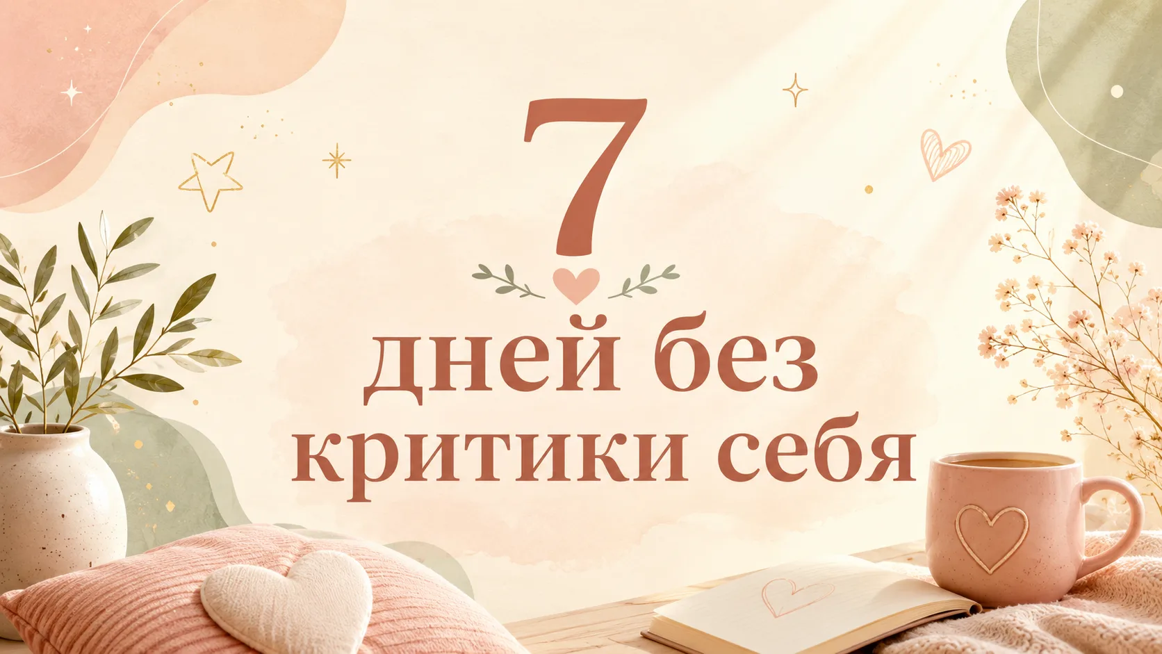 У меня для вас мини‑вызов: 7 дней без критики себя.

❌ Вместо «Ну вот, опять всё испортил(а)» → «Нич