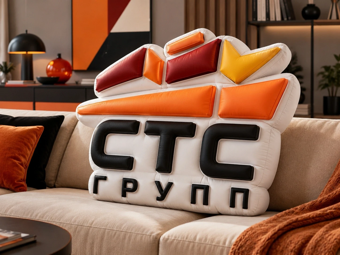 Когда у застройщика настолько уютные проекты, что даже логотип решил:
«Всё, я переезжаю на диван». �