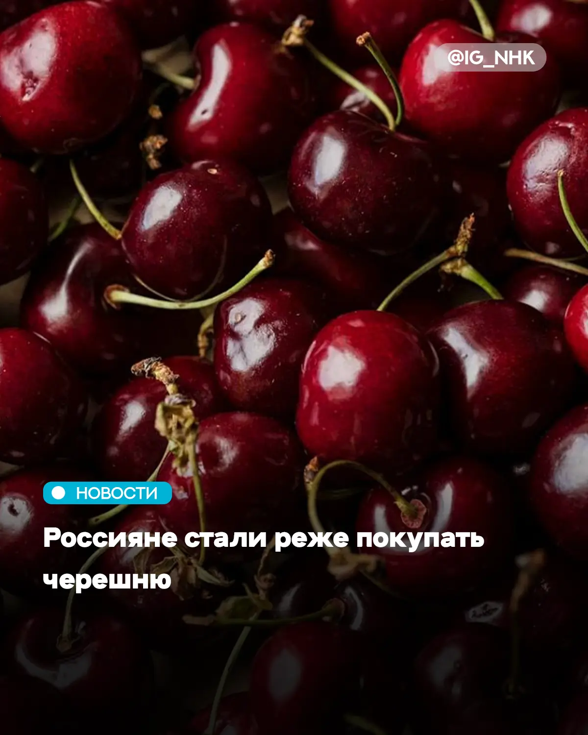Продажи черешни в России в конце мая — начале июня упали на 8–15% по сравнению с аналогичным периодо
