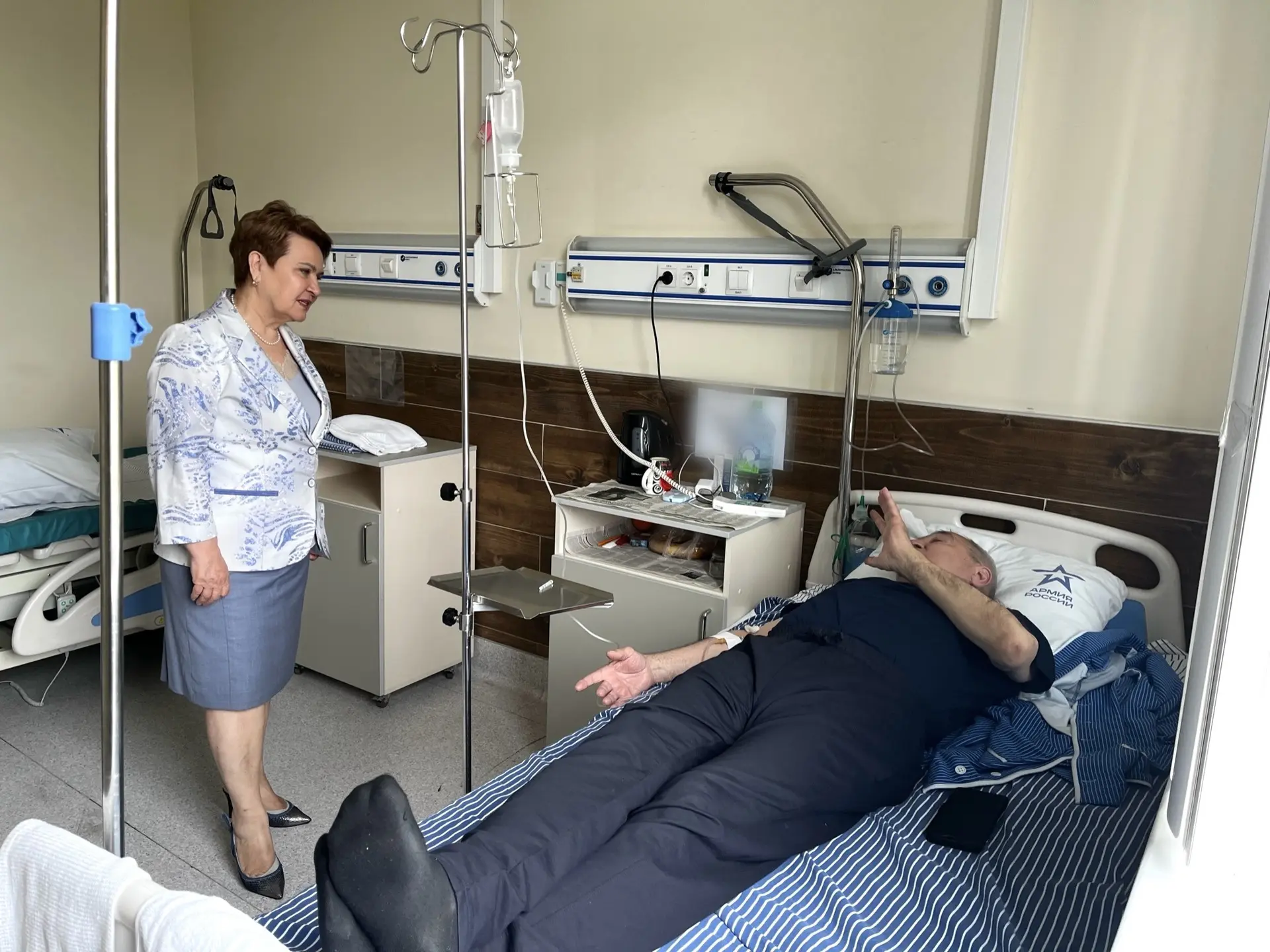 Сегодня провела очередной День правовой помощи в Военном госпитале Министерства обороны Российской Ф