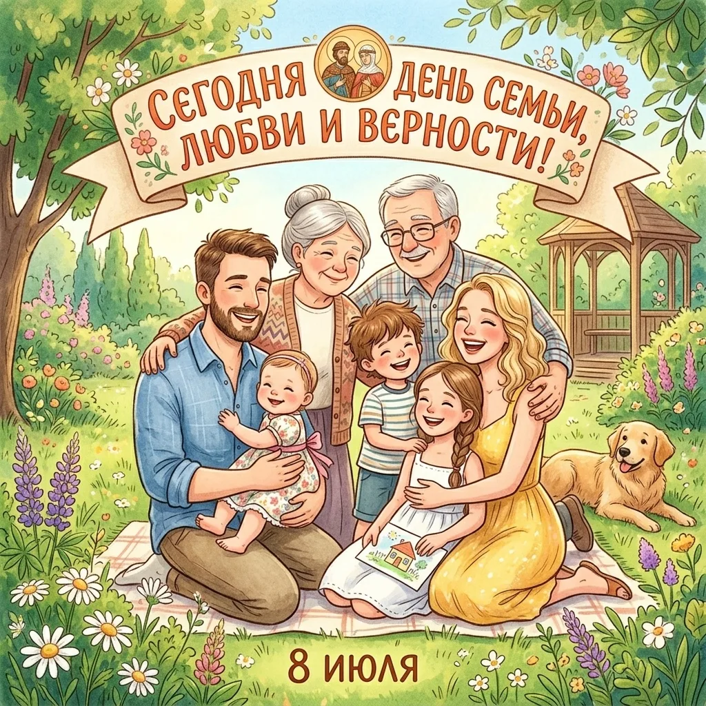 Дорогие подписчики, с Днем семьи! 🕊
Семья — это наше самое главное богатство и тихая гавань. Желаем
