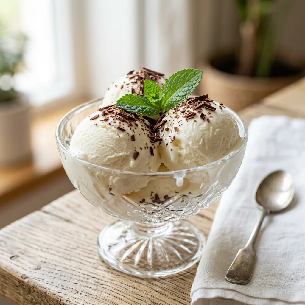 🍦🌿 Настоящий домашний пломбир из двух ингредиентов

То самое мороженое из детства — с насыщенным с
