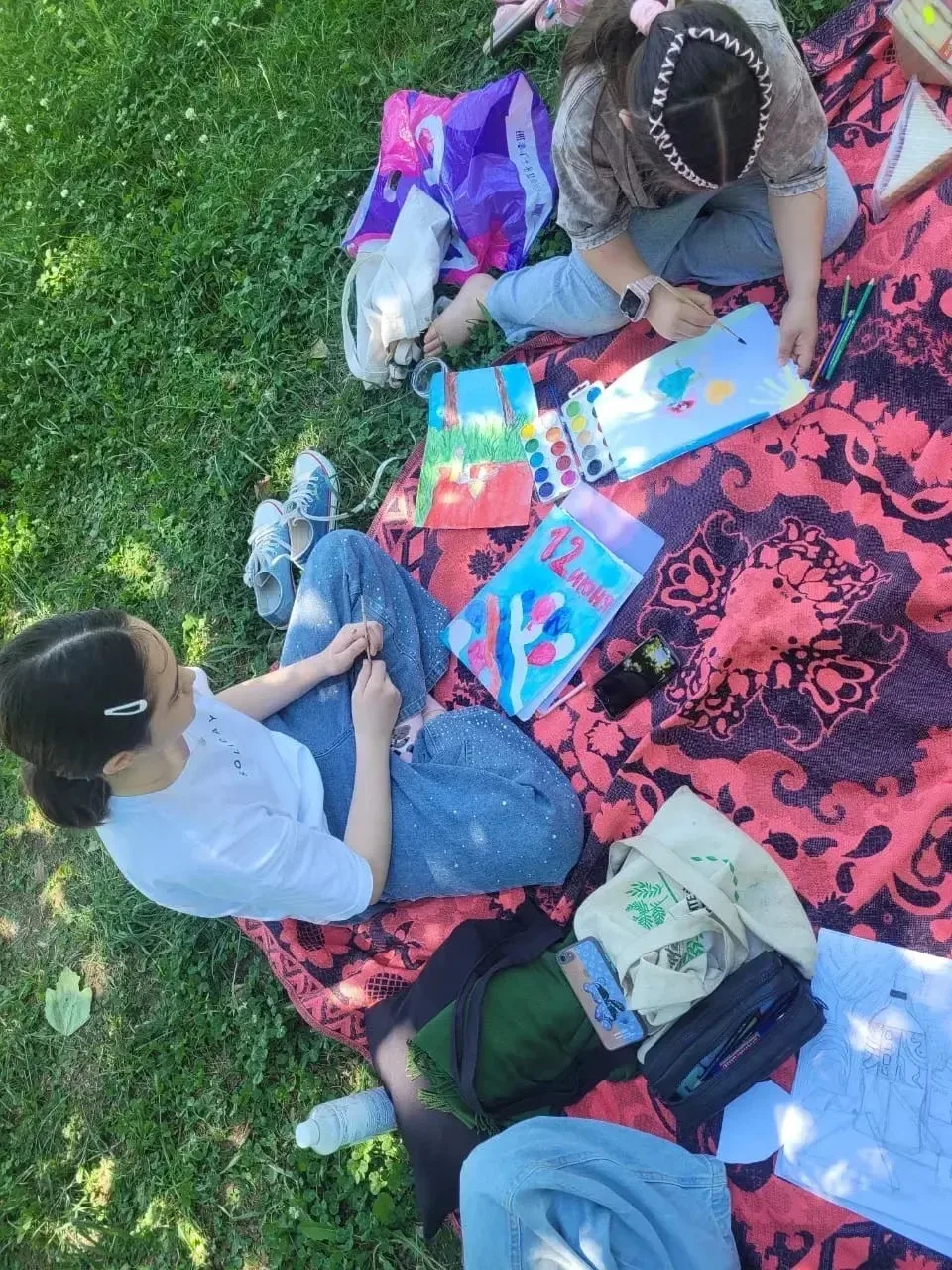 ☀️ В парке имени Ленинского Комсомола продолжились мастер-классы в рамках проекта «Летние встречи», 