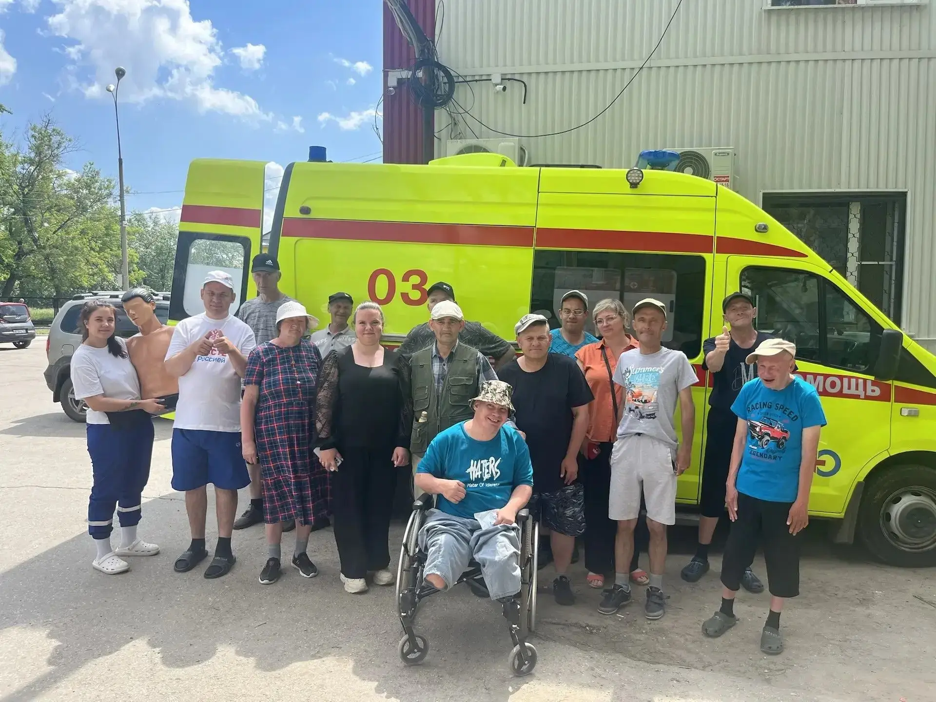 🏥 21 мая Тольяттинскую станцию скорой медицинской помощи посетили подопечные Дома социального обслу