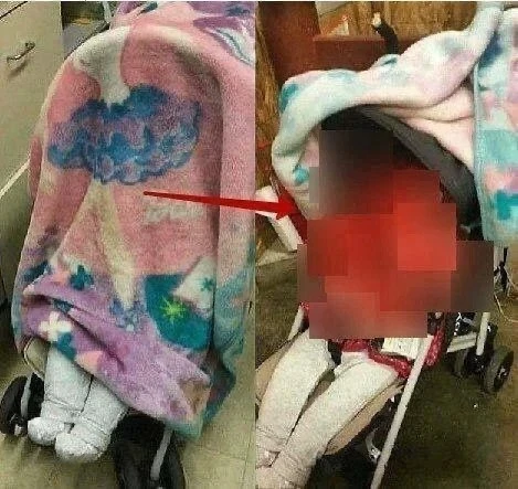 Жуткая история в коляске с ребёнком…😱😱😱

Женщина ходила по магазину с коляской, накрытой одеялом.