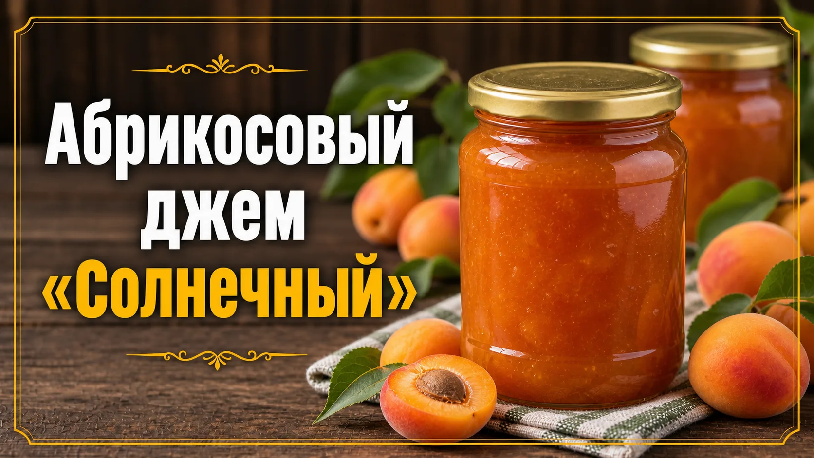Абрикосовый джем «Солнечный» 🍑☀️

Густой, ярко-оранжевый и невероятно ароматный джем. Идеально ложи