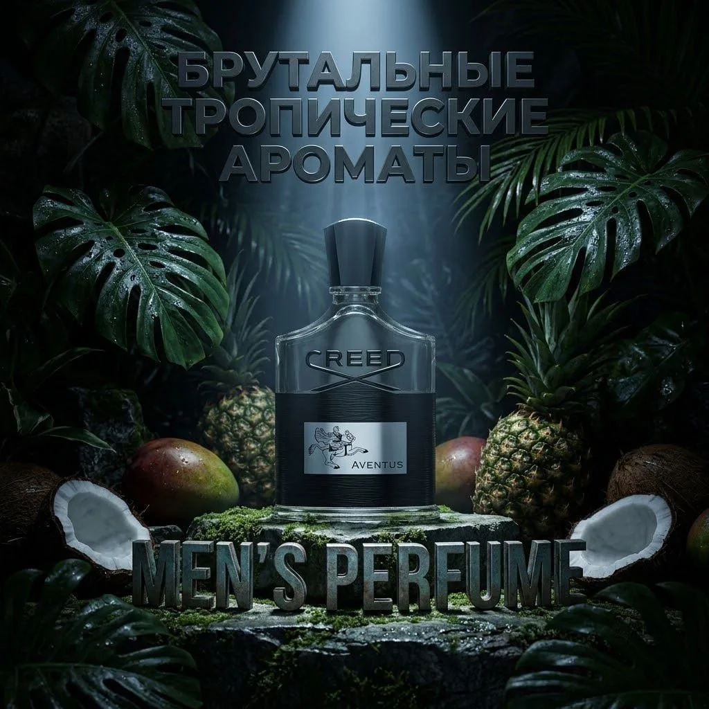 🪖 БРУТАЛЬНЫЕ ТРОПИЧЕСКИЕ АРОМАТЫ 🌩

🔥 Тропические ноты в мужском парфюме - это не про сладкие кок