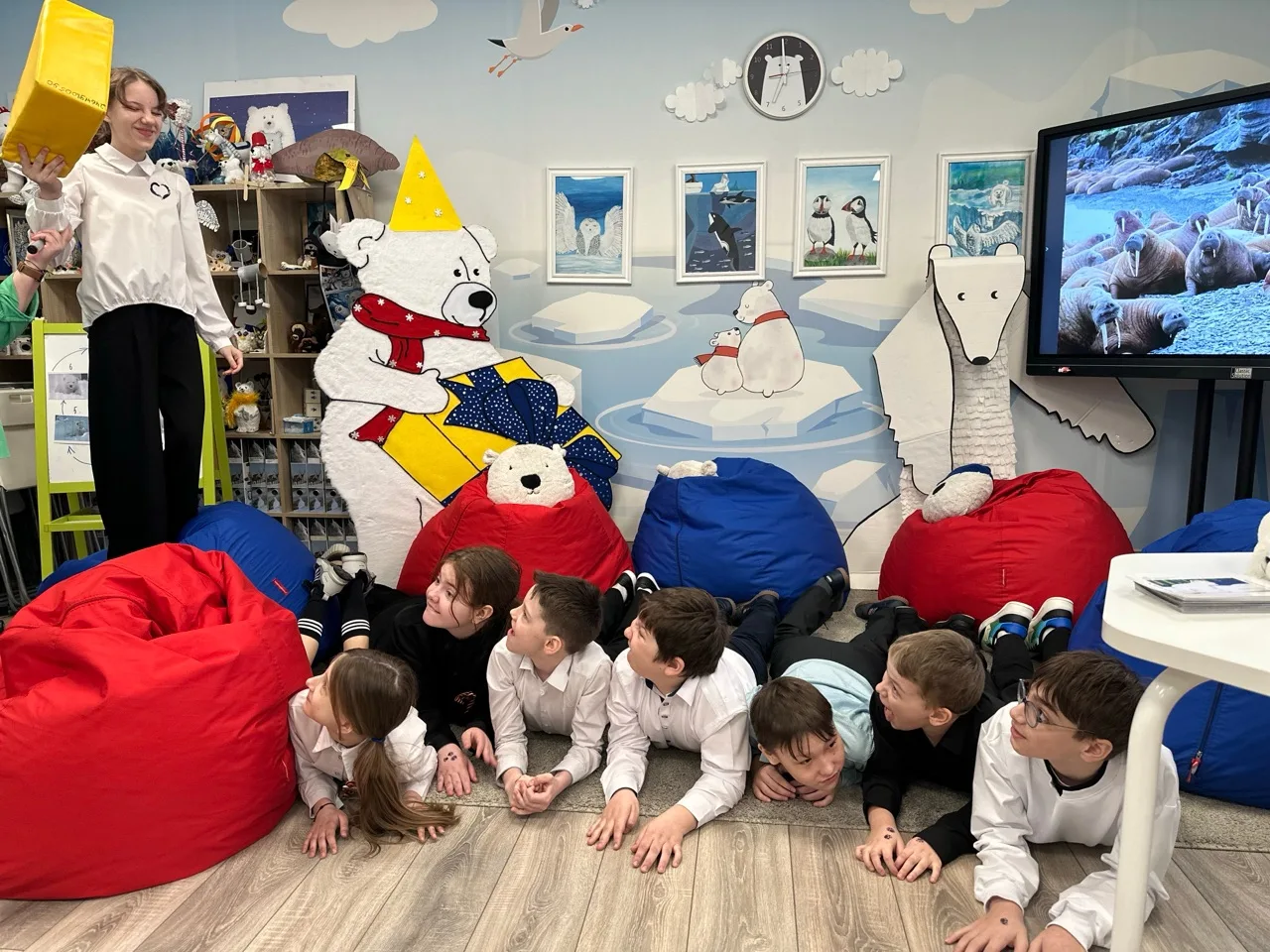 ❄️ Белое безмолвие Арктики не прощает ошибок. Но наши маленькие «Орлята» уже делают правильные шаги!