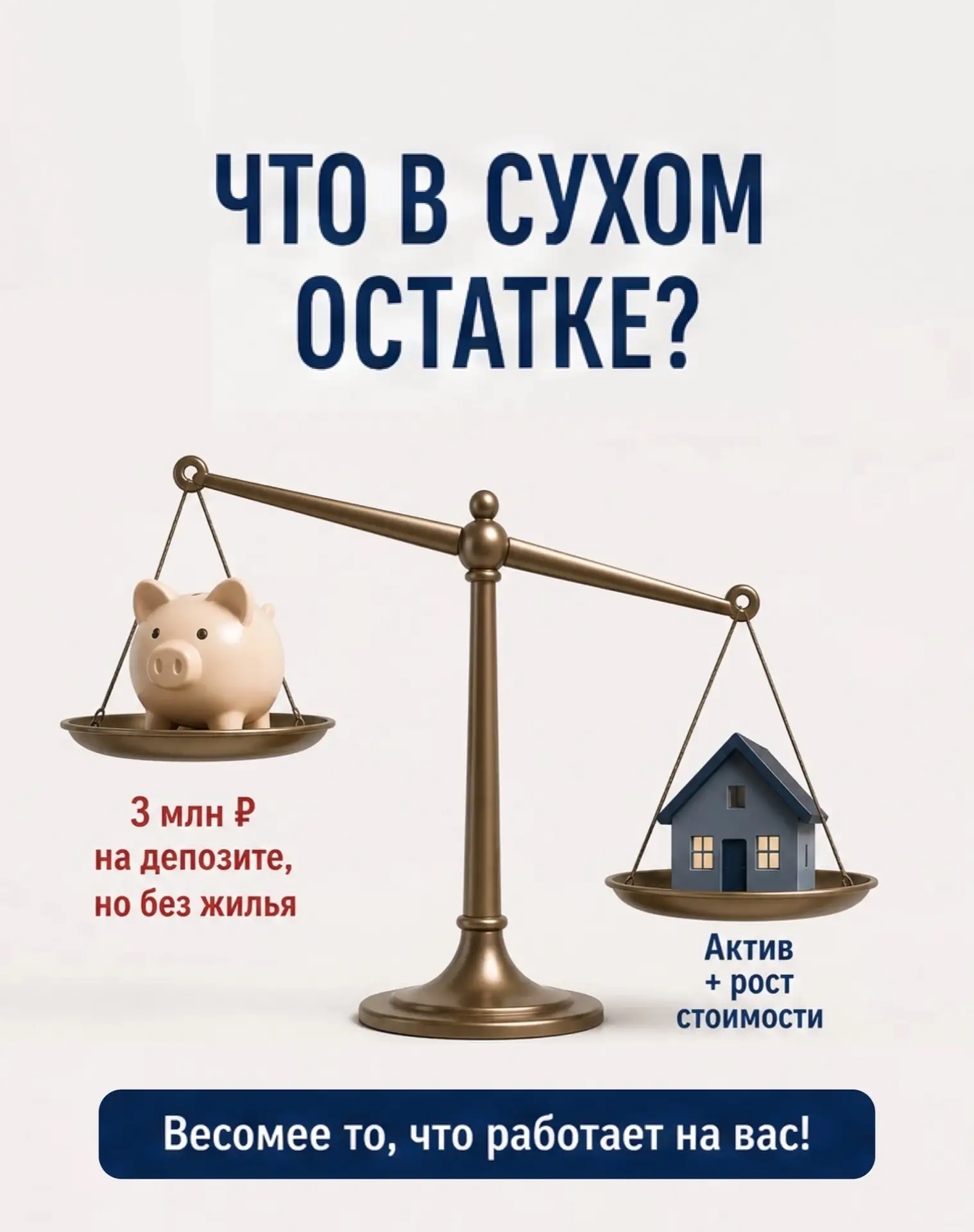 👨‍💻Вывод: 
Математика часто оказывается на стороне покупки. Да, ипотечный платеж выше аренды. Но о