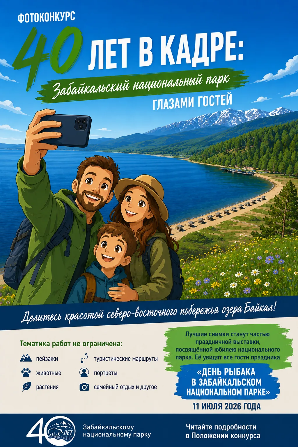 Покажите свой Забайкальский национальный парк!

У каждого, кто побывал в Забайкальском национальном 