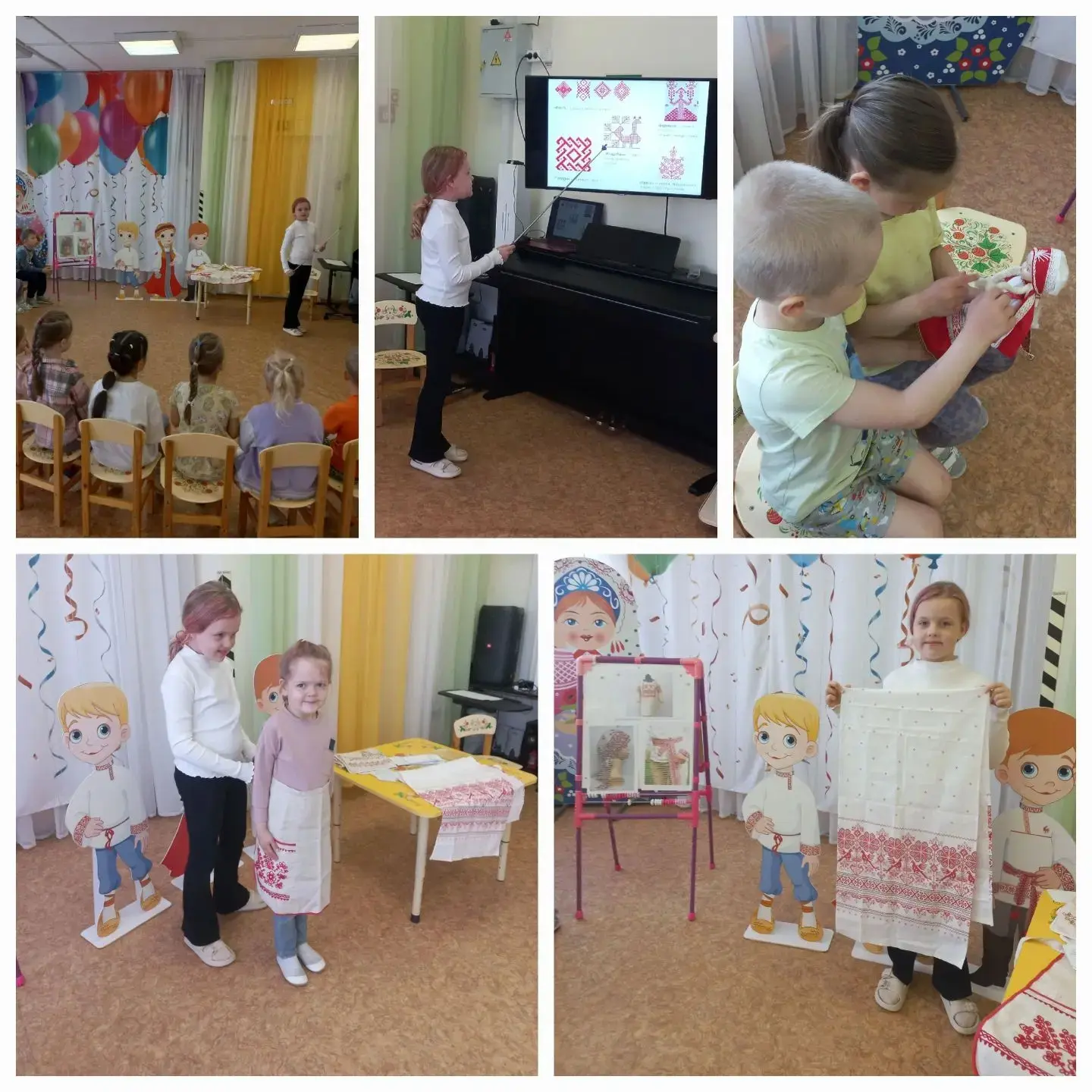 👍 В средней группе "Белоснежка" прошло увлекательное занятие по теме традиционного искусства Карели