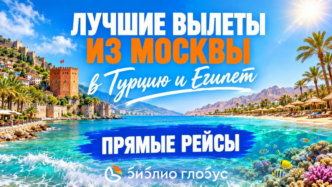 ☀️ Лучшие предложения для тех, кто планирует слетать в теплые страны — подборка вылетов в Турцию и Е