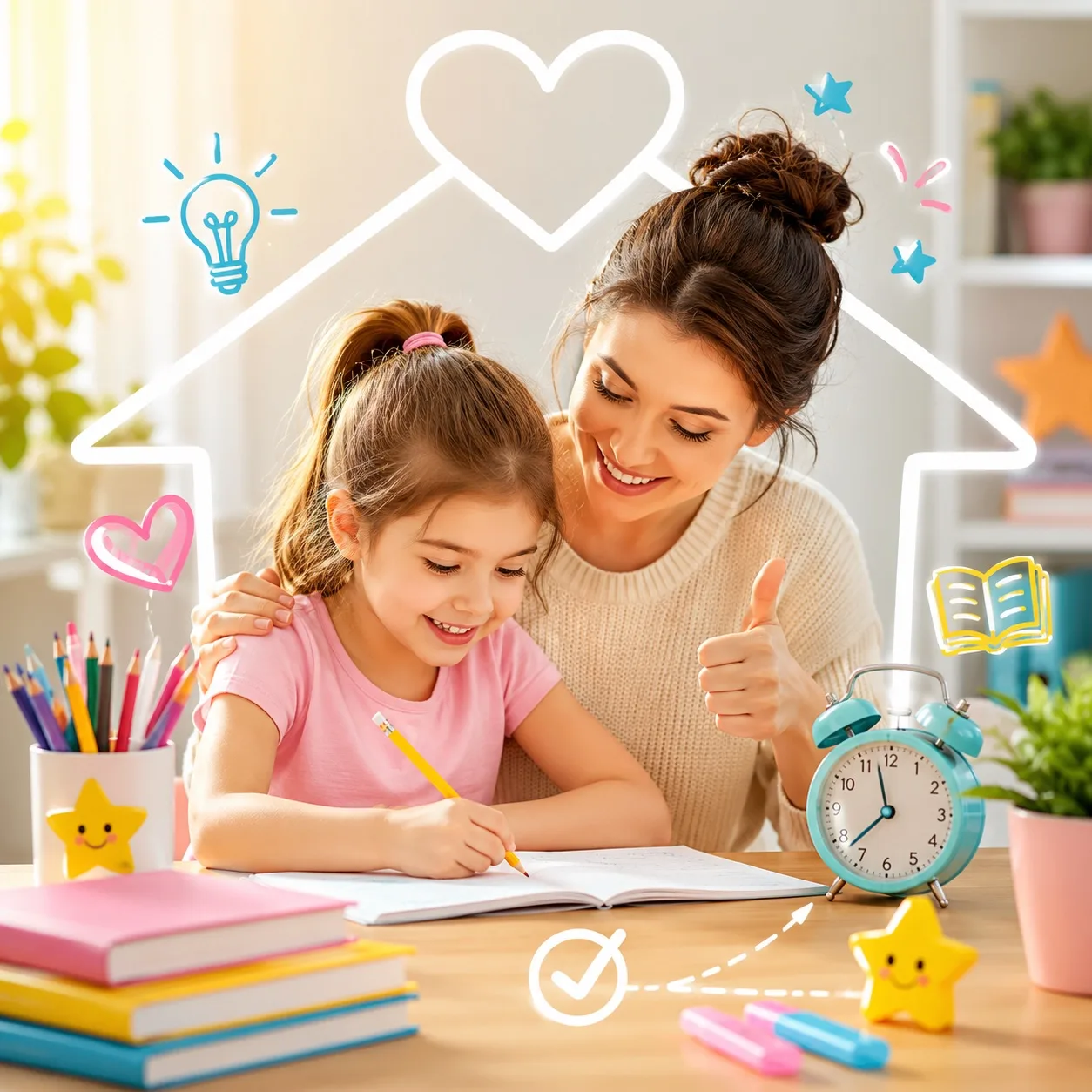 Домашнее обучение: как помочь ребёнку без конфликтов?

Многие родители хотят помочь ребёнку занимать