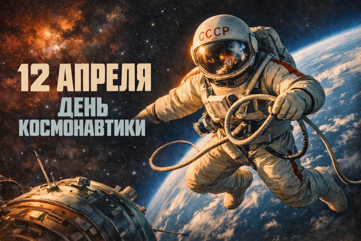 Привет, юные исследователи! Знаете ли вы, что 12 апреля мы отмечаем День космонавтики? Это особенный