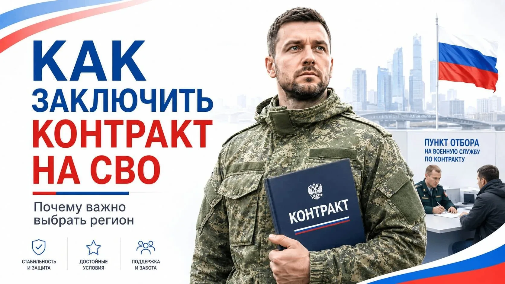 Как заключить контракт на СВО и почему важно правильно выбрать регион
────────────────────
Многие на
