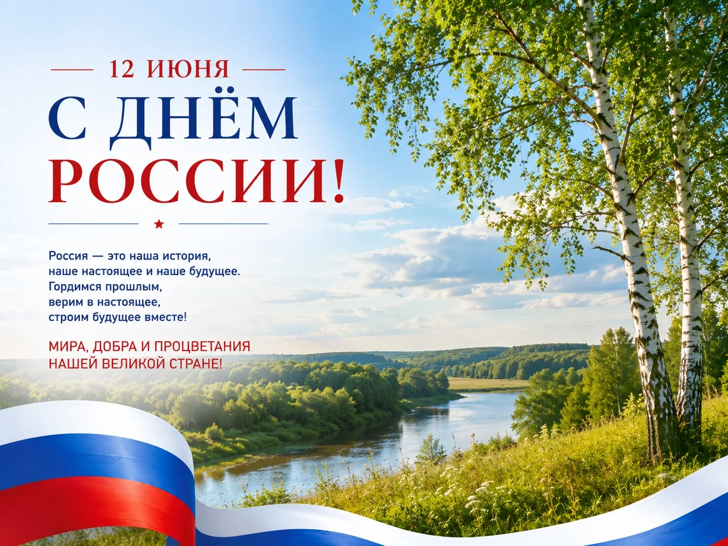 🇷🇺 С Днём России!

12 июня мы отмечаем праздник, который объединяет всех, кто любит свою Родину, г