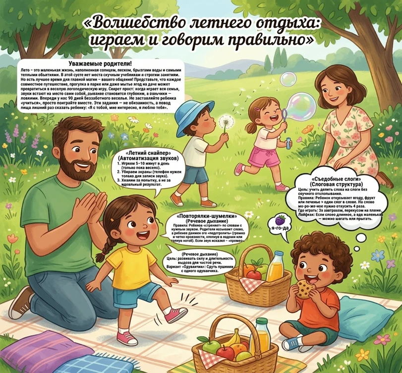 Уважаемые родители!
Лето – это маленькая жизнь, наполненная солнцем, песком, брызгами воды и самыми 