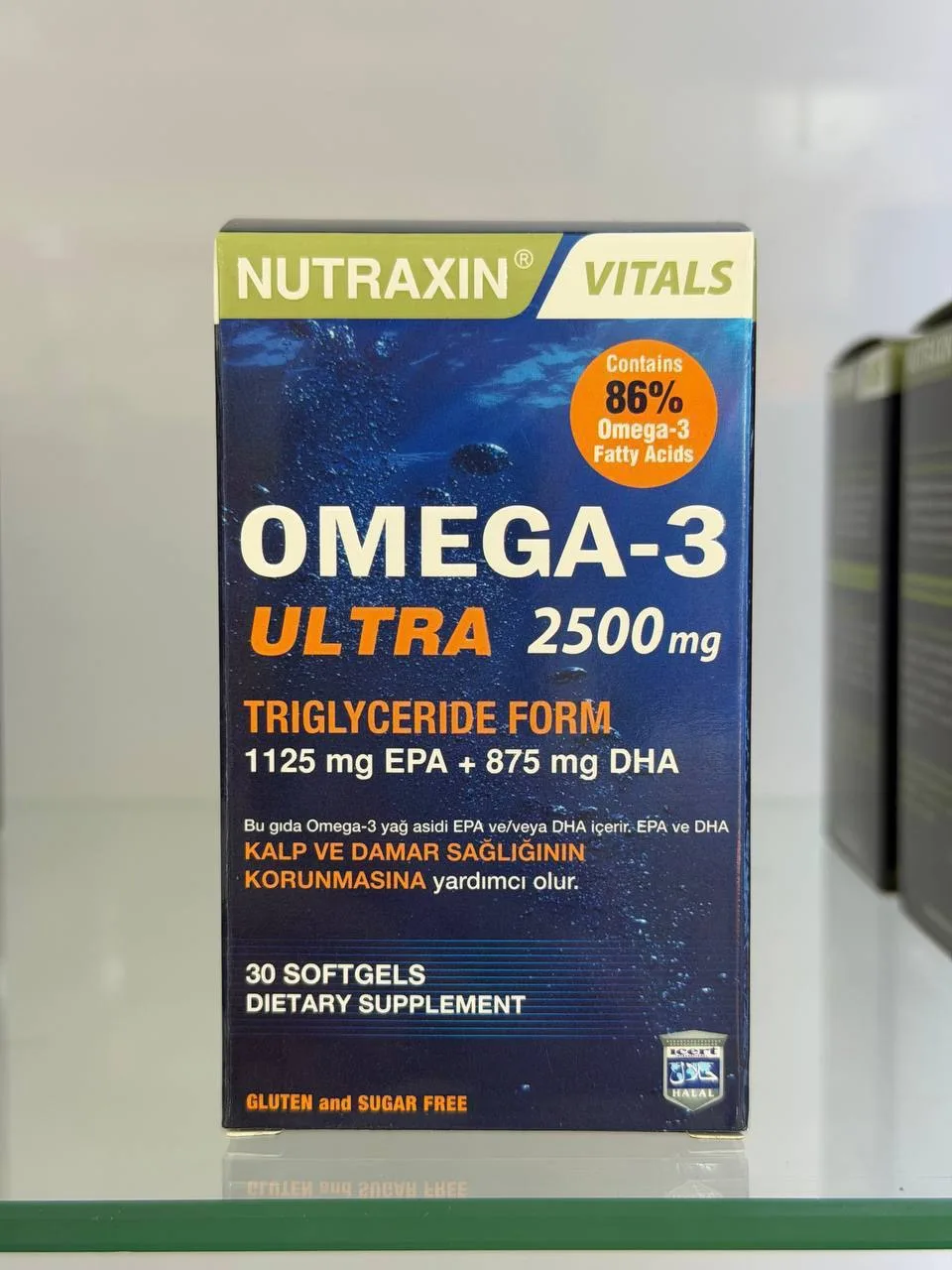 Nutraxin Omega-3 Ultra 2500 mg
Высококонцентрированный комплекс Омега-3 в форме триглицеридов для лу