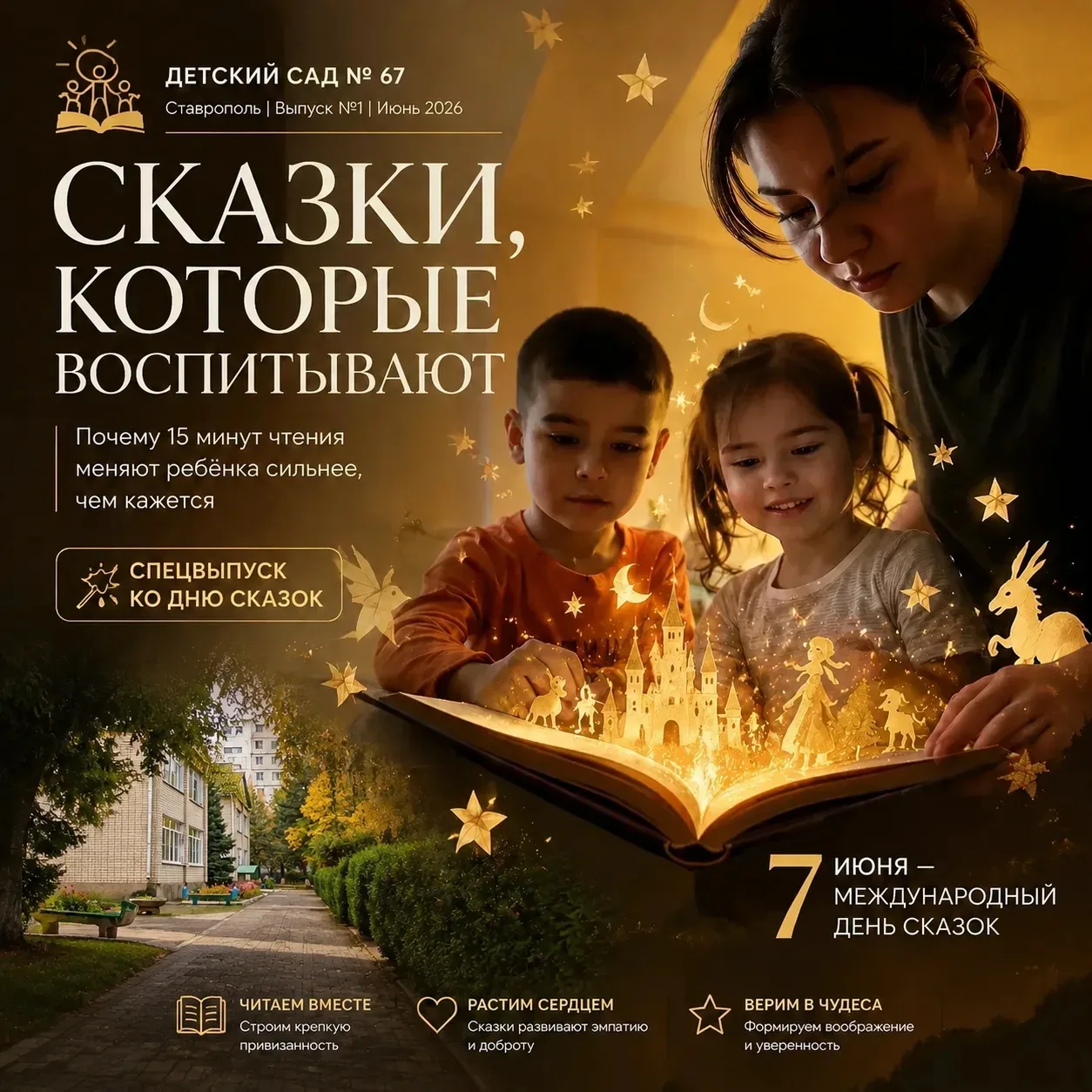 ✨Волшебный мир сказок: почему чтение так важно для наших детей? 

🪶Помните, как в детстве вы с зами