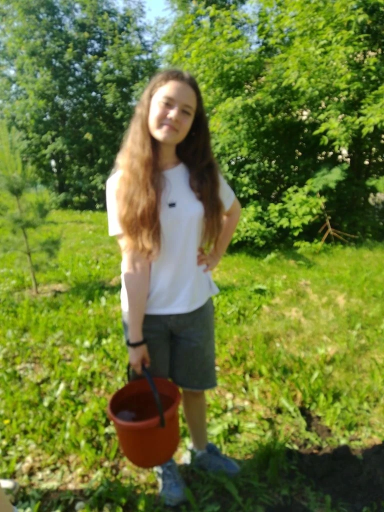 Сегодня 10 июня активисты Движения Первых высадили 20 кедров на территории школы, в рамках плана мер