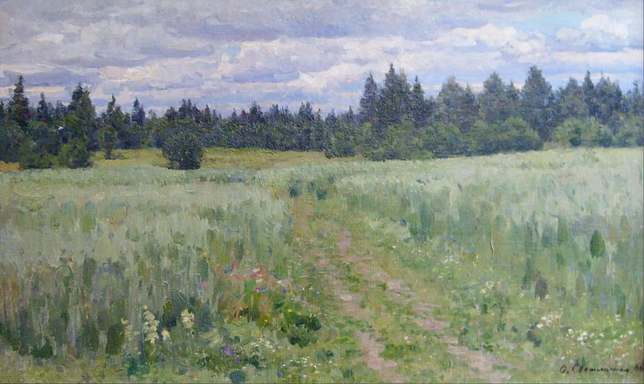 «Июньский день», 1965.
Холст, масло 36 х 60 см

— Светличная Ольга Григорьевна,
(1925–2008)

📍Сальс