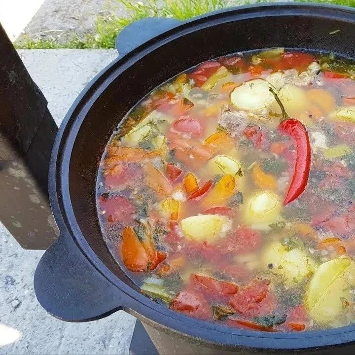 😋 Голодным не смотреть! 

🥩🍆Что может быть вкуснее?

🔥Только то, что приготовлено на огне! 

На 