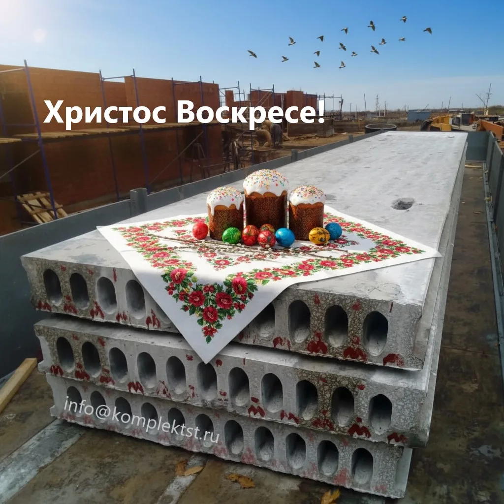 🕊️ Христос Воскресе! 🕊️

Коллеги, партнеры и подписчики! Компания Железобетон поздравляет вас со С