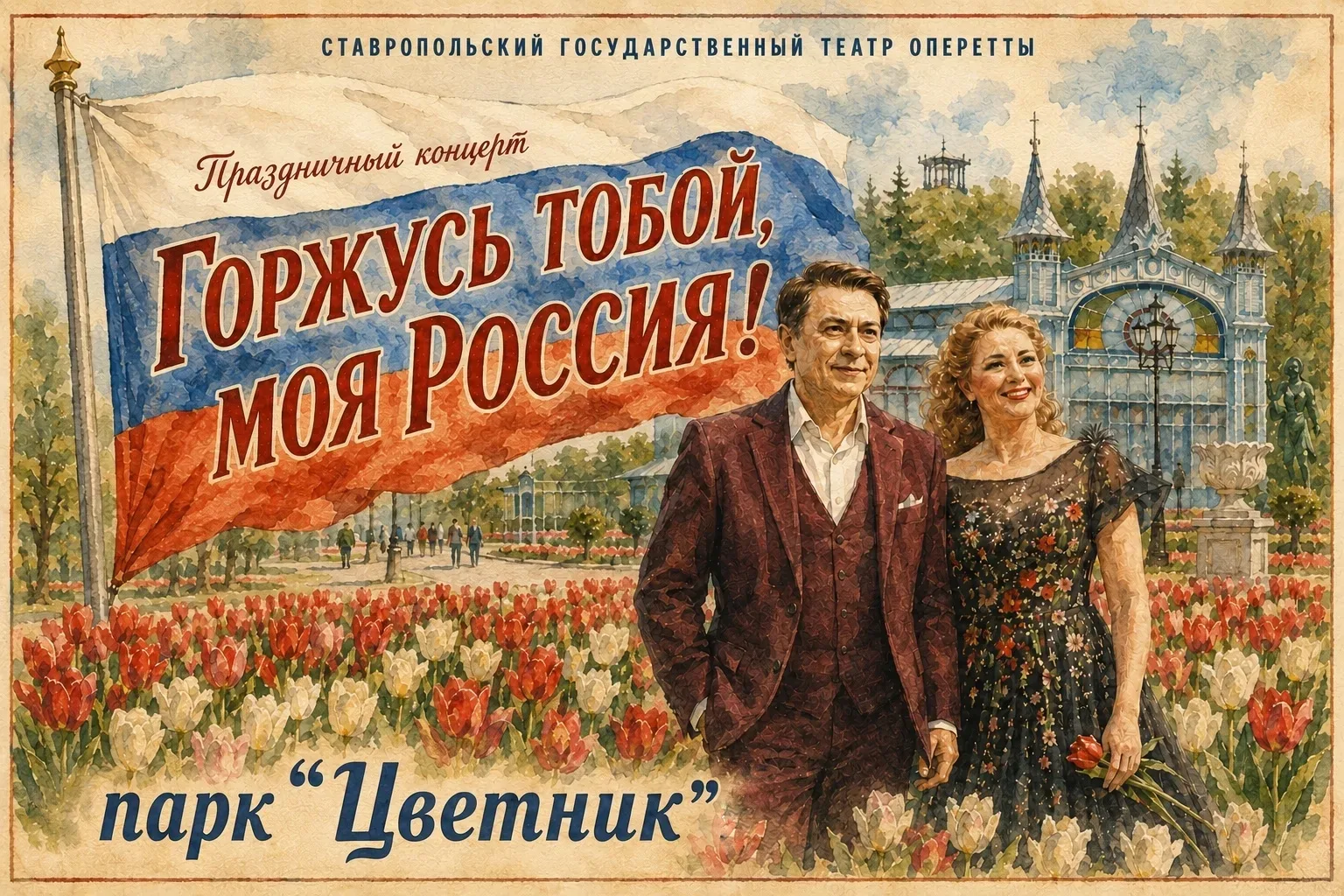 Уважаемые пятигорчане
и гости нашего города!

12 июня, в честь празднования Дня России, Ставропольск