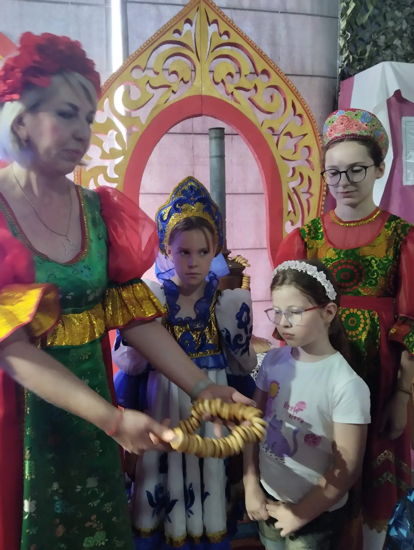 На этой неделе Музей боевой славы превратился в настоящую сцену народной культуры - к нам пришли кру