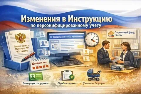 Приказом Минтруда России от 23.04.2026 № 184н внесены поправки в инструкцию о порядке ведения персон