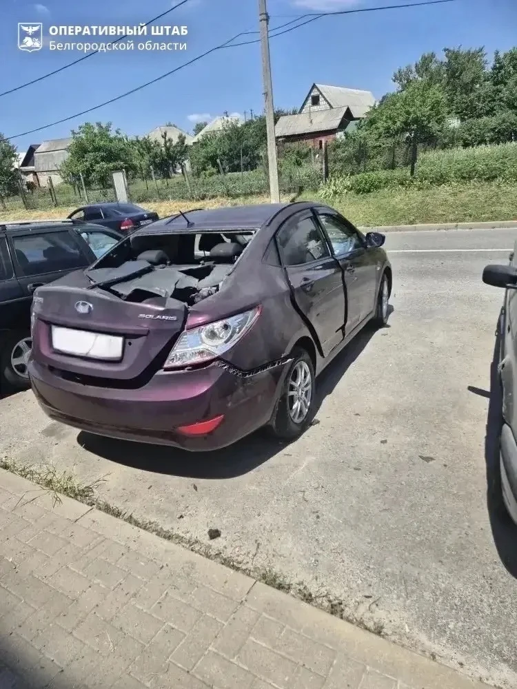 ❗️В посёлке Пролетарский Ракитянского округа от детонации FPV-дрона повреждены окна и фасад многоква