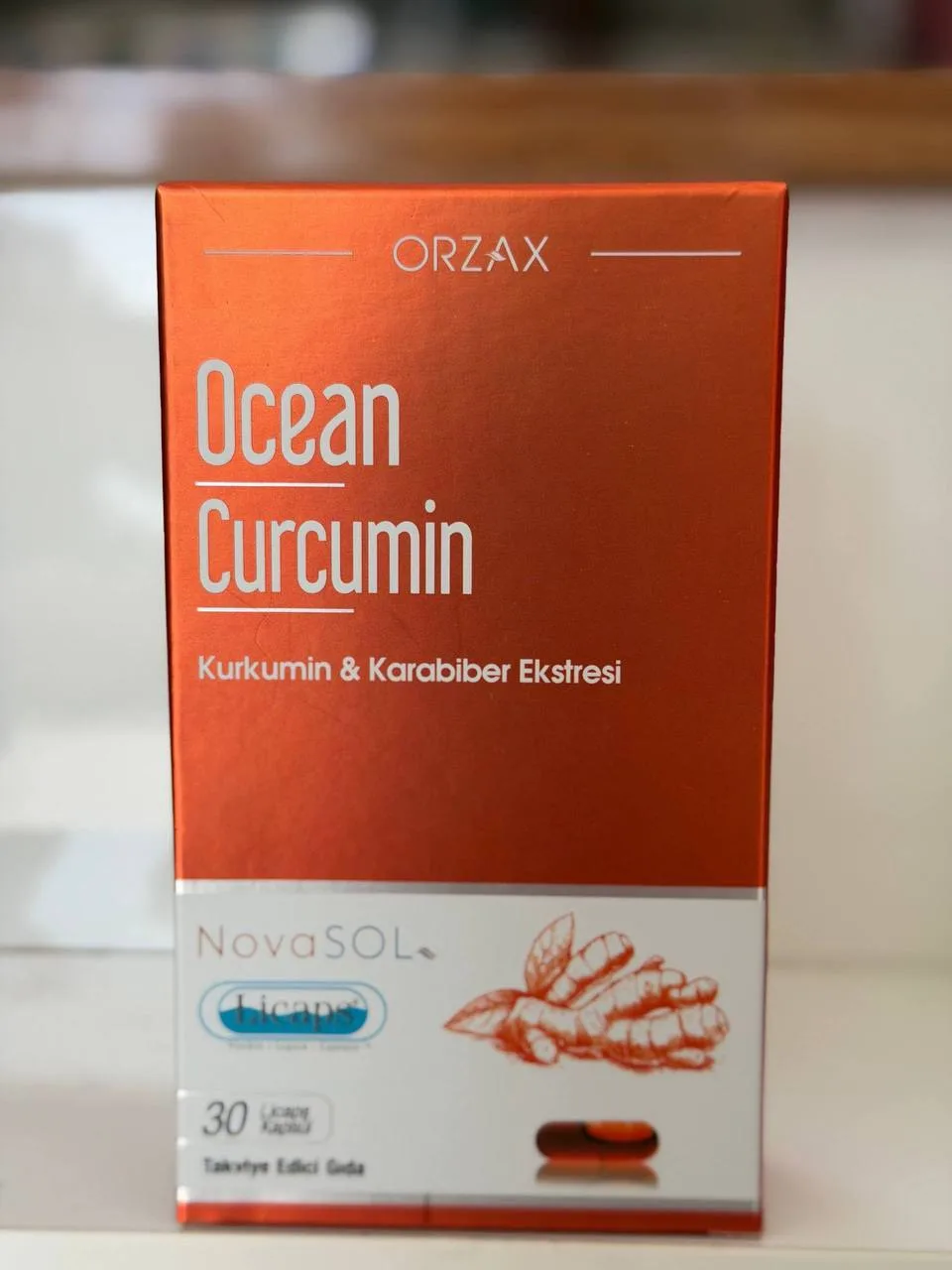 Ocean Curcumin (Orzax)
Комплекс с куркумином и экстрактом черного перца для поддержки организма.

Со