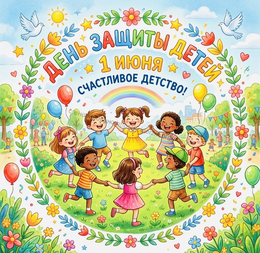 1️⃣июня – День защиты детей: праздник мира, дружбы и ярких красок!
Сегодня, 1 июня, мы отмечаем особ