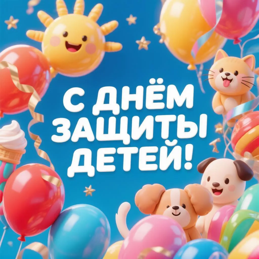С Днём защиты детей🥳
Все мы когда-то были детьми — мечтали, играли и верили в чудеса. Детство — это