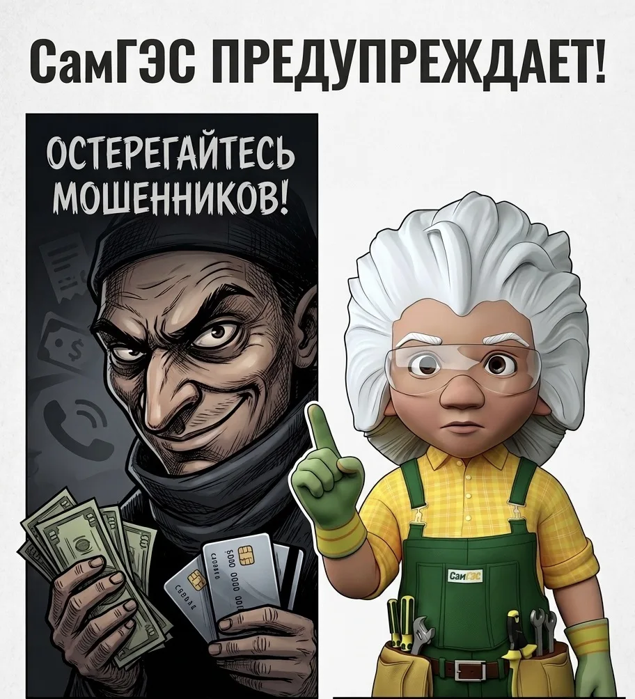 Внимание! Новая схема мошенничества!

Уважаемые жители города Самары и области!

АО «СамГЭС» предупр