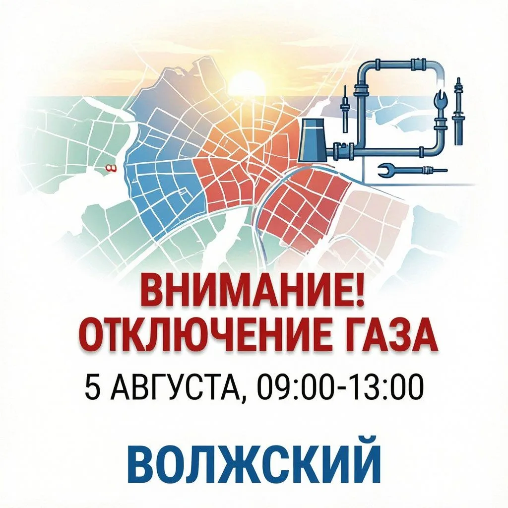 ‼️В начале августа в Волжском будут отключать газ

Это связано с запланированным ремонтом сетей низк